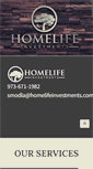 Mobile Screenshot of homelifeinvestments.com