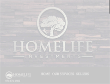 Tablet Screenshot of homelifeinvestments.com